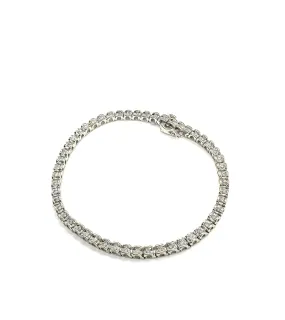 1 Ctw Bar Design Diamond Tennis Bracelet