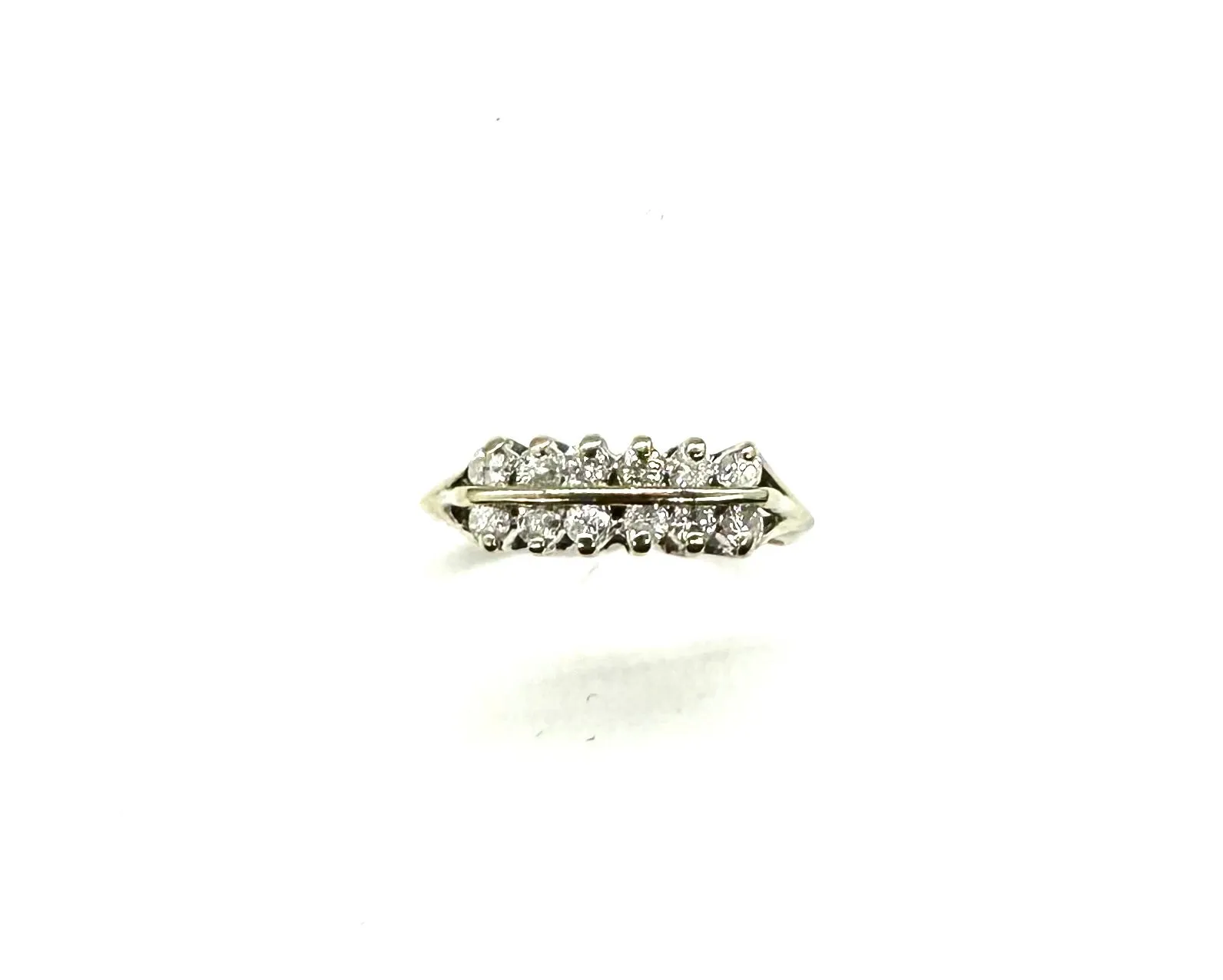 1/3 CTW 2-Row Diamond Ring