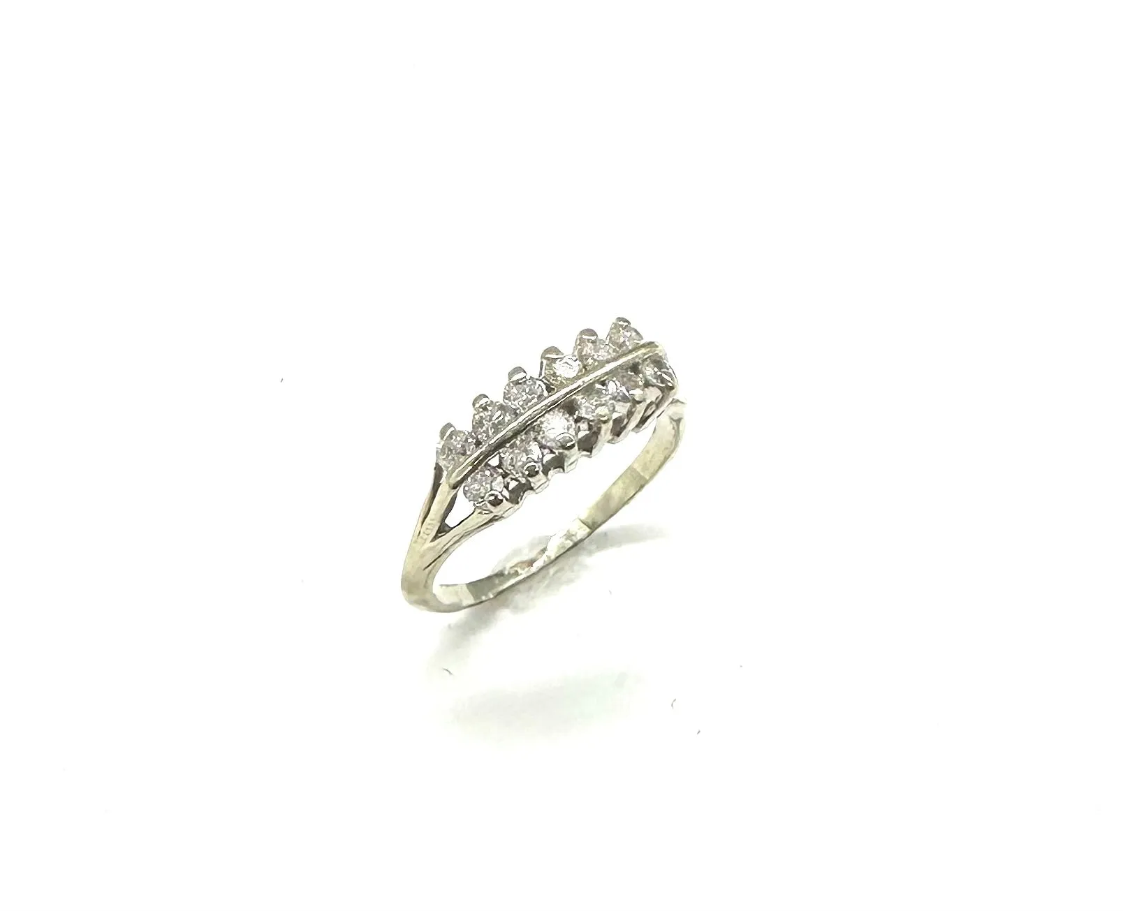 1/3 CTW 2-Row Diamond Ring