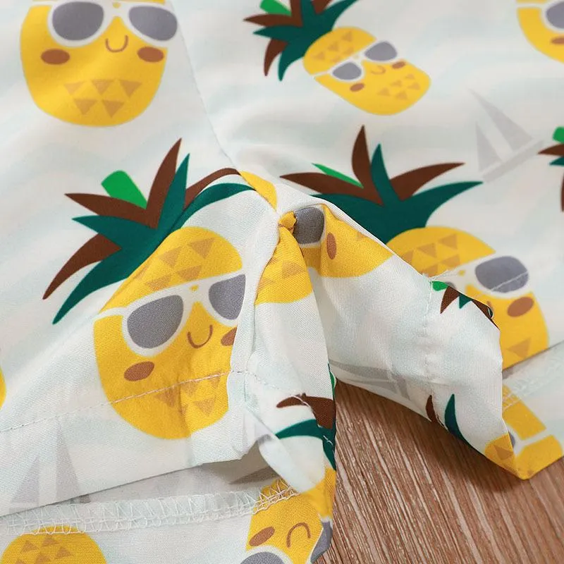 18m Baby Pineapple Glasses Beach Pants