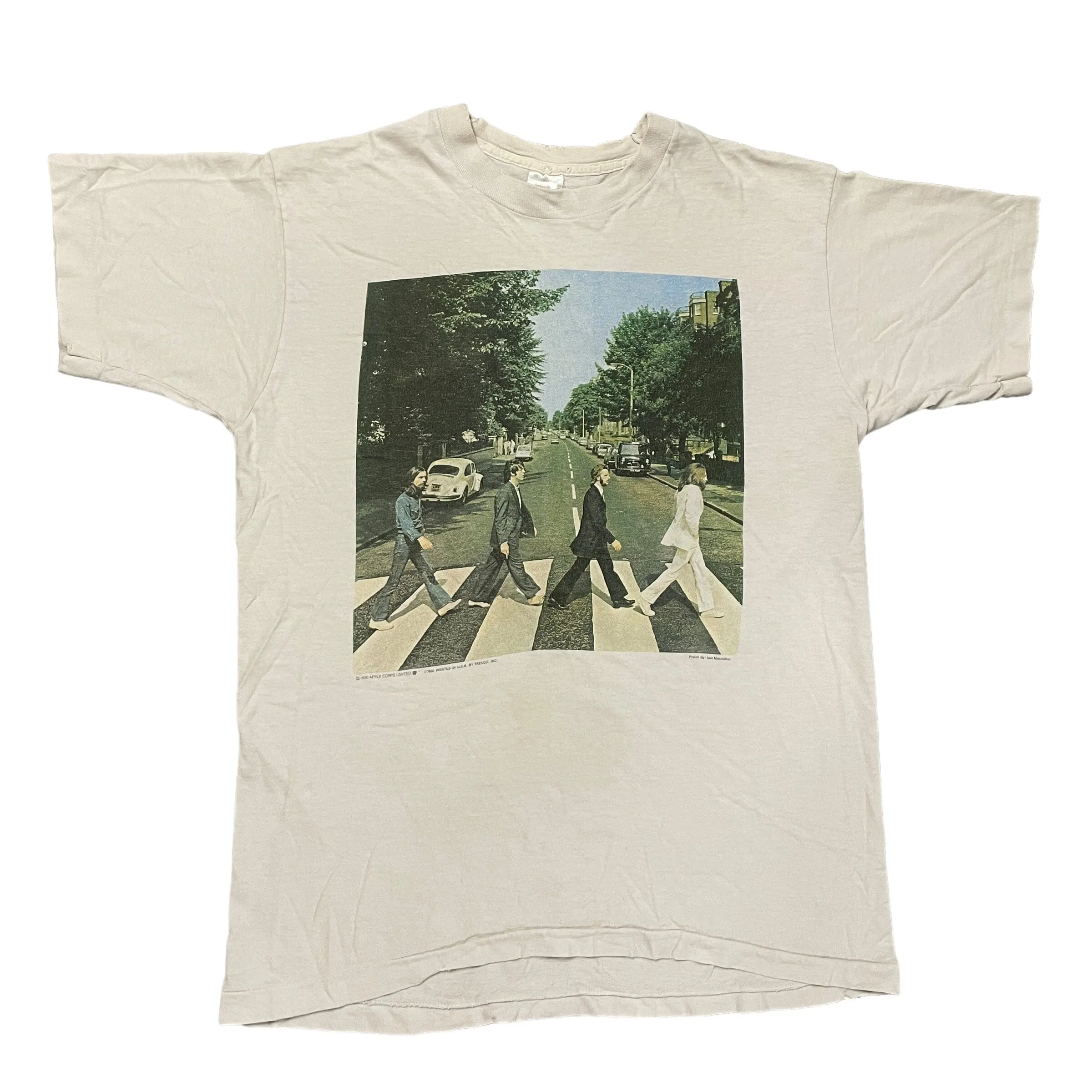 1990 The Beatles "Abbey Road" Vintage Single Stitch Band T-Shirt Made in USA M