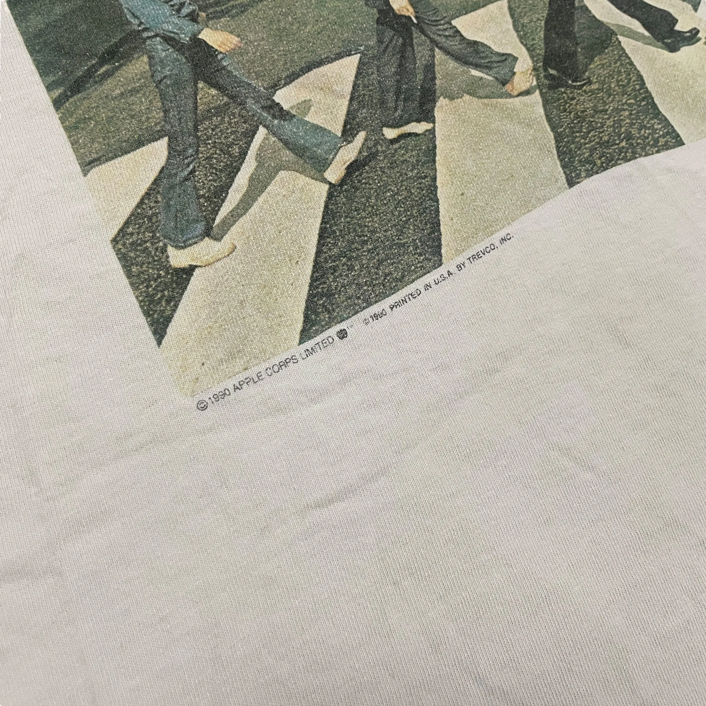 1990 The Beatles "Abbey Road" Vintage Single Stitch Band T-Shirt Made in USA M