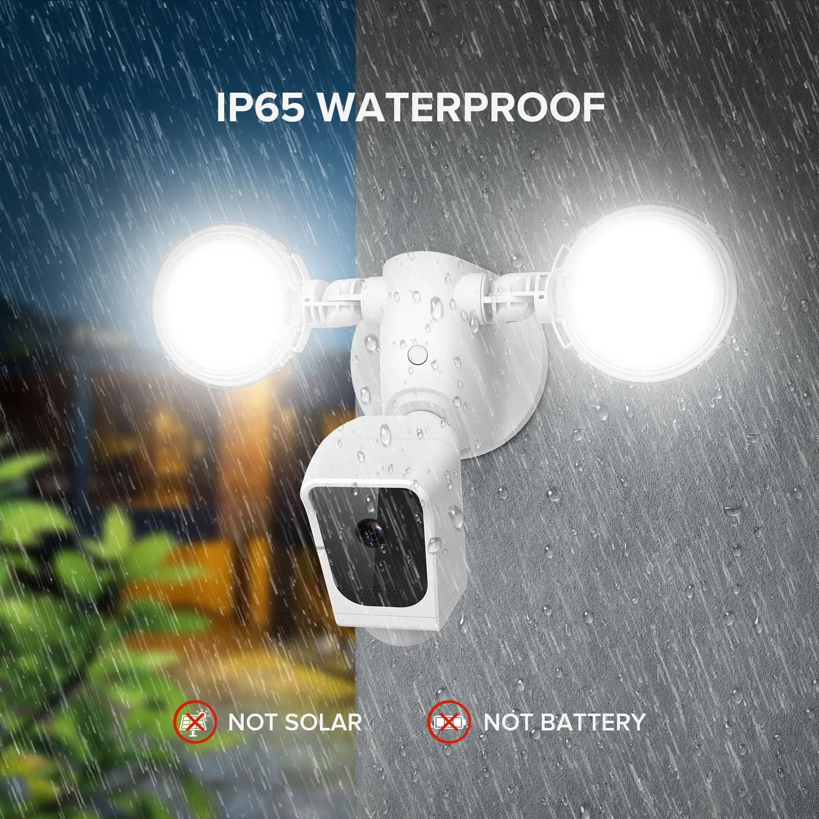 35W Smart Led Security Light (With Camera&Motion Sensor)(US ONLY)