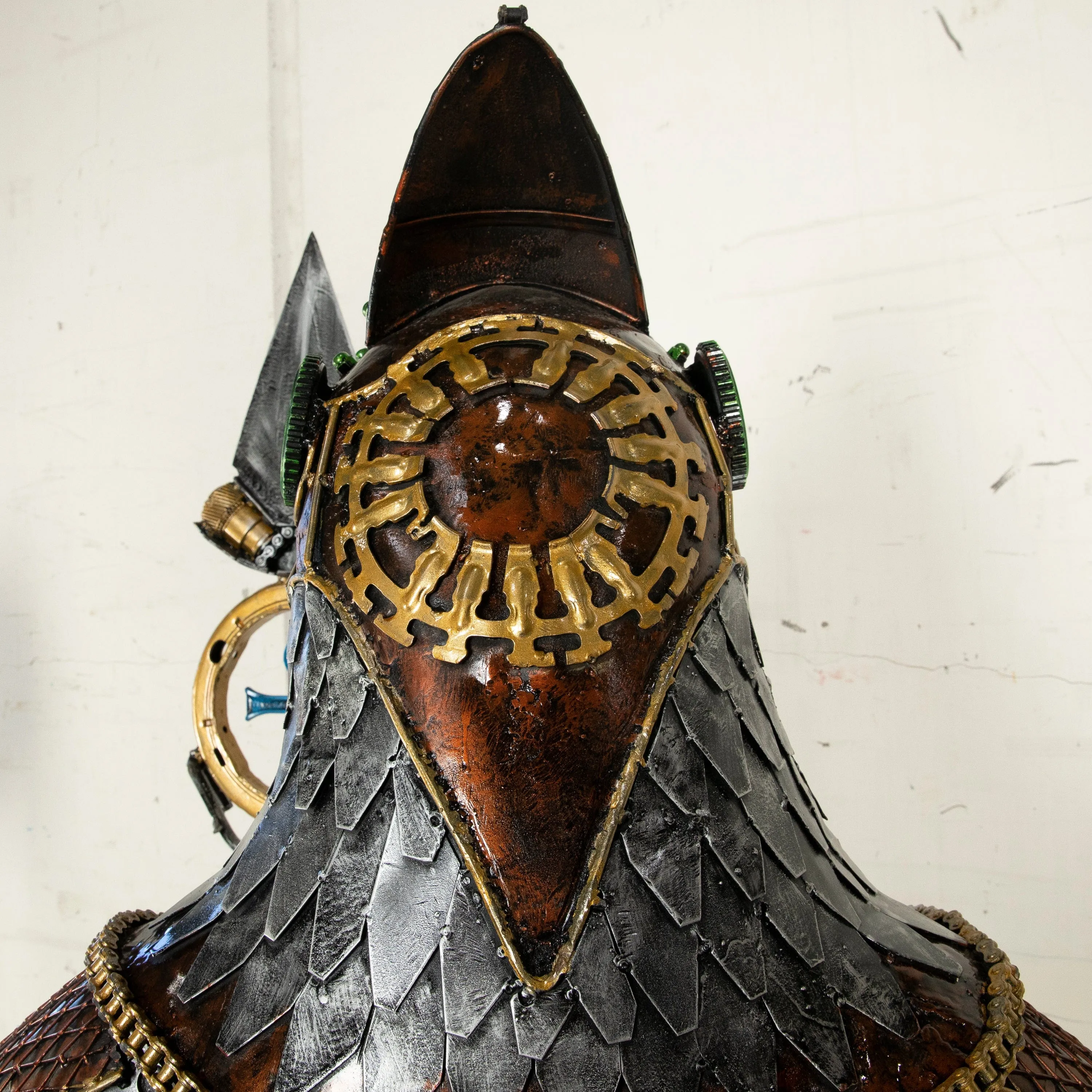 91 Horus Recycled Metal Sculpture