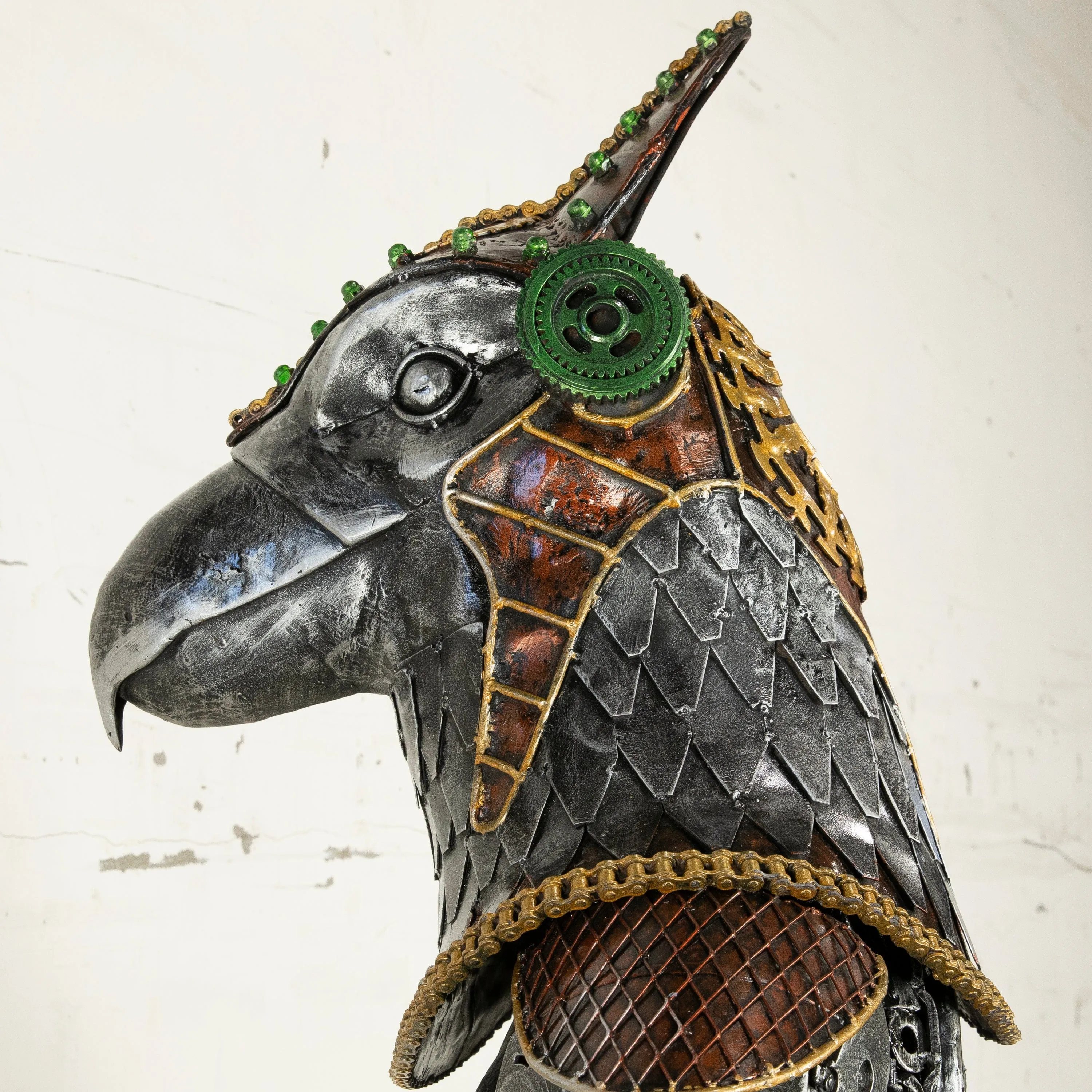 91 Horus Recycled Metal Sculpture