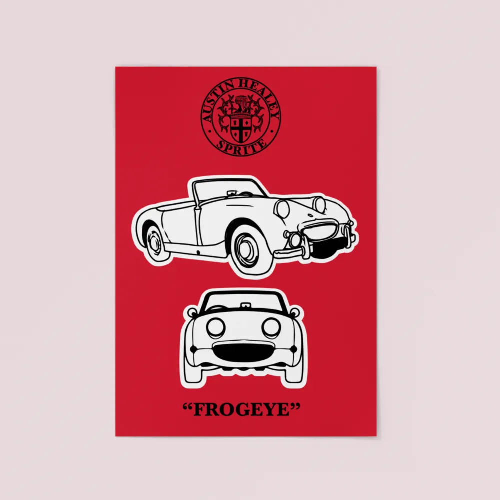 Austin Healey Sprite A3 Tin Sign