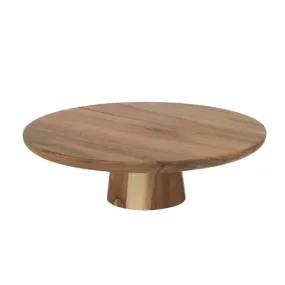 Axel Acacia Cake Stand