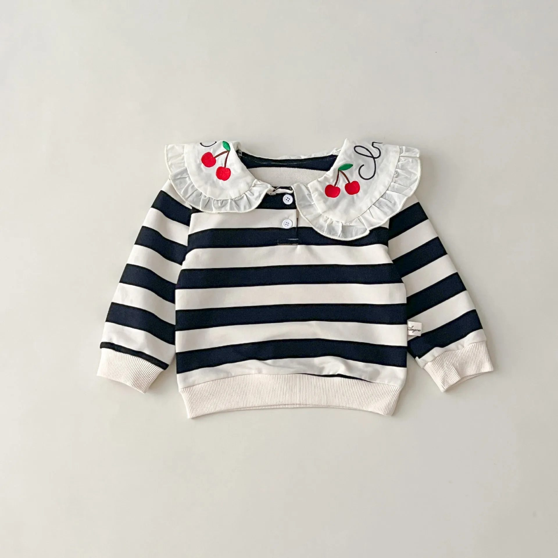 Baby Kid Girls Striped Fruit Tops Wholesale 231130154