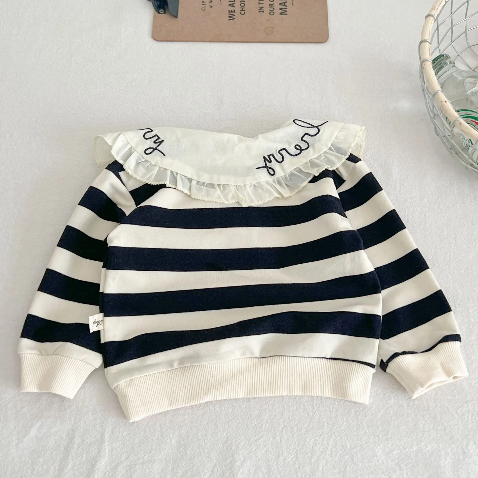 Baby Kid Girls Striped Fruit Tops Wholesale 231130154