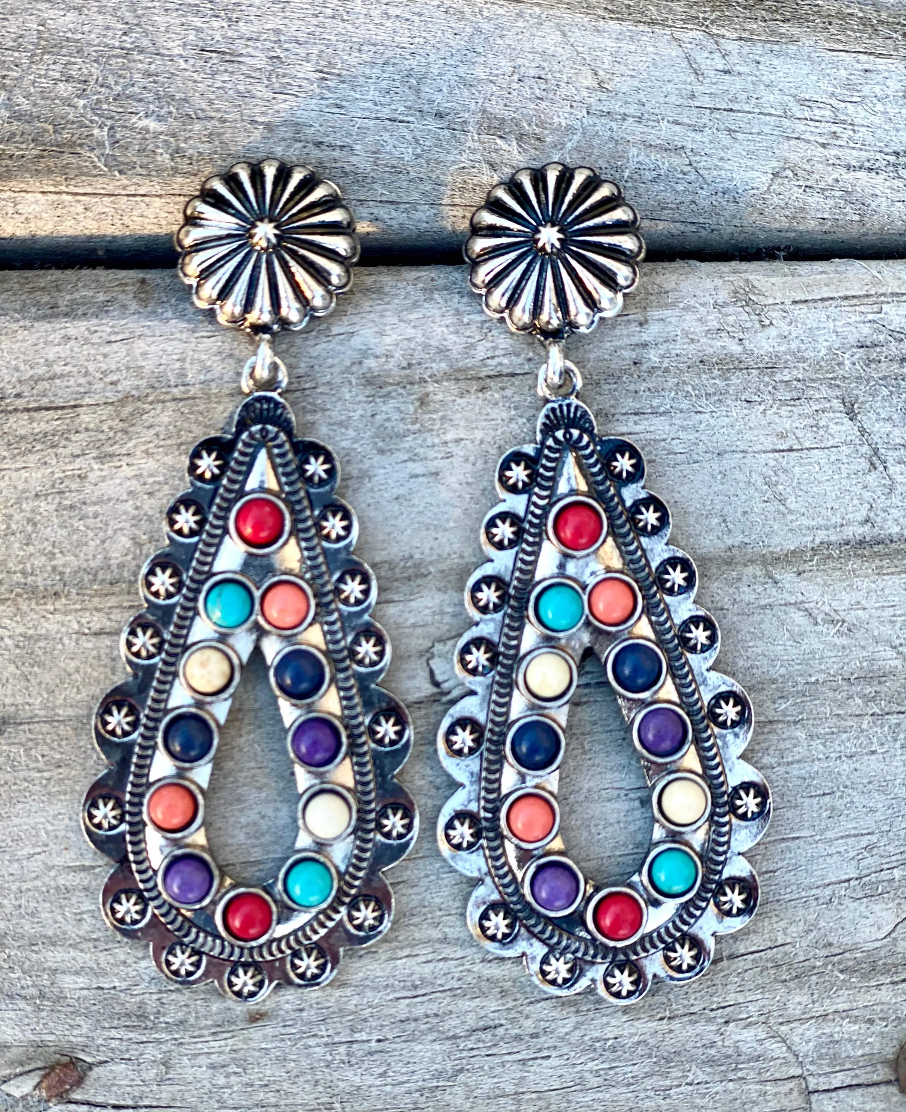 Be My Pinata Southwest Stone Earrings