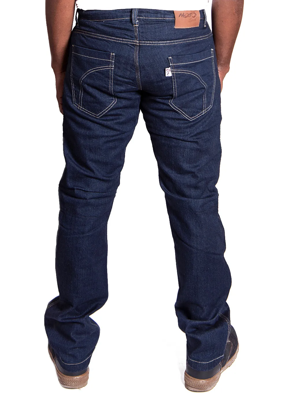 Biker Denim Jeans Blue