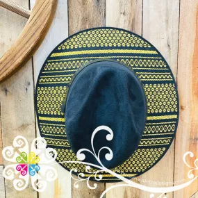 Black/Yellow Pedal Loom Hat-  Fall Hat