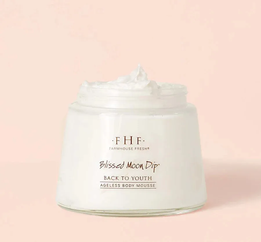 Blissed Moon Dip? Back to Youth Body Mousse 8 oz FarmHouse Fresh