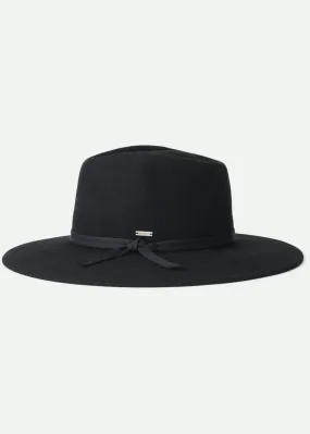 Brixton Joanna Foldable Felt Hat Black