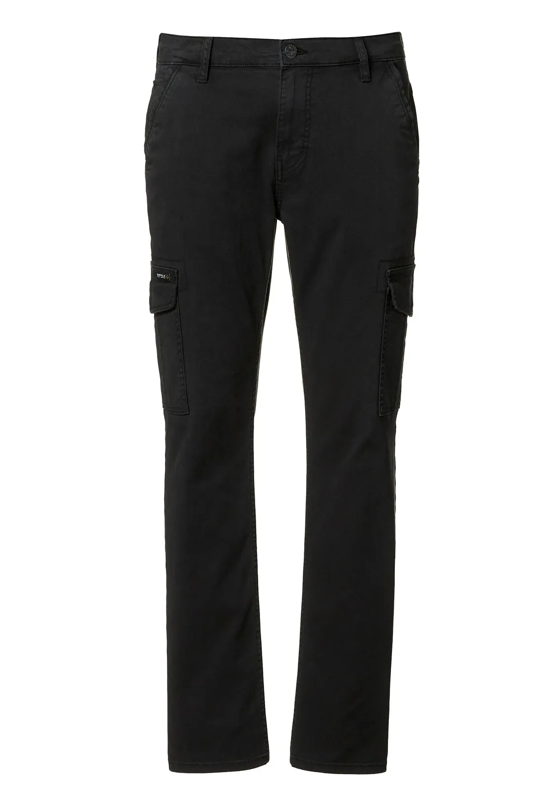 Cargo Joe Men's Straight Leg Pants in Black - BM22929