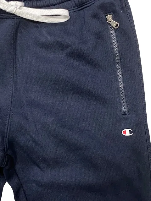 Champion Fleece cotton trousers with zip on the pockets 218342 BS501 NNY blue