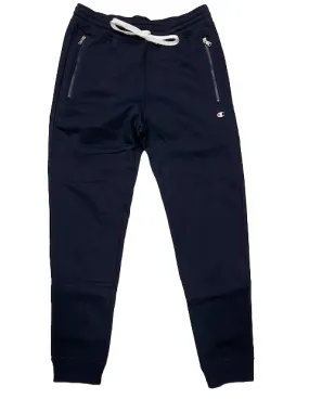 Champion Fleece cotton trousers with zip on the pockets 218342 BS501 NNY blue