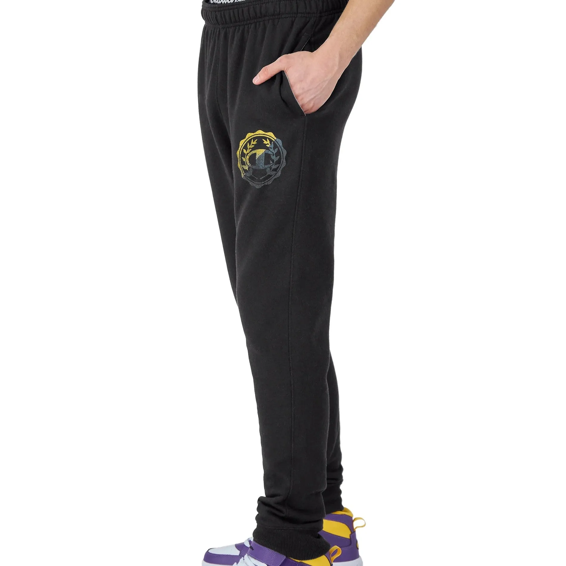 CHAMPION Powerblend Fleece Joggers Block Logo 31