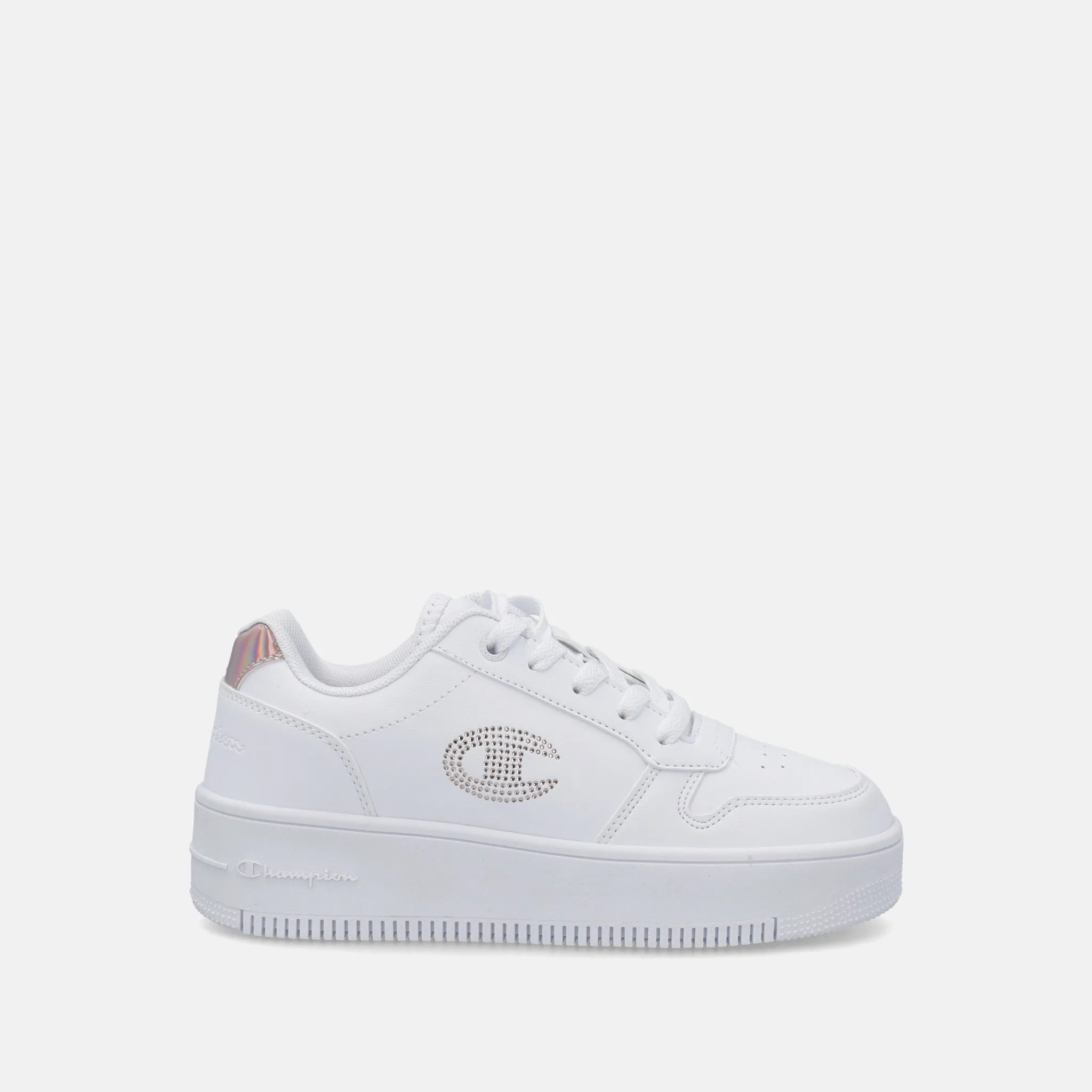 CHAMPION REBOUND PLATFORM GLITTER LOW CUT