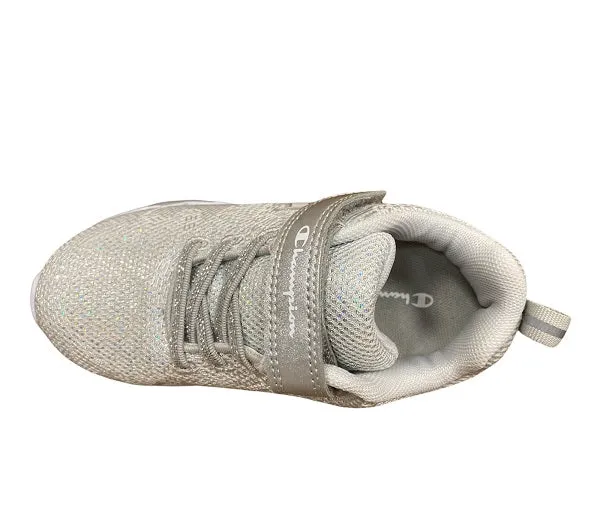 Champion shoe with lights Wave G PS S32132 CHA EM007 silver