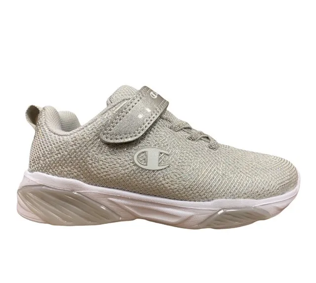 Champion shoe with lights Wave G PS S32132 CHA EM007 silver