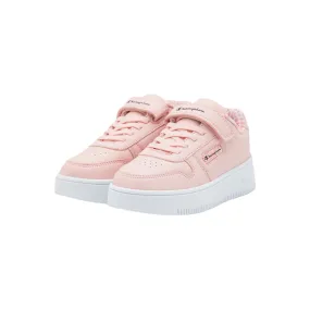 Champion sneakers shoe with wedge for girls Rebound Platform Animalier S32753 PS019 pink