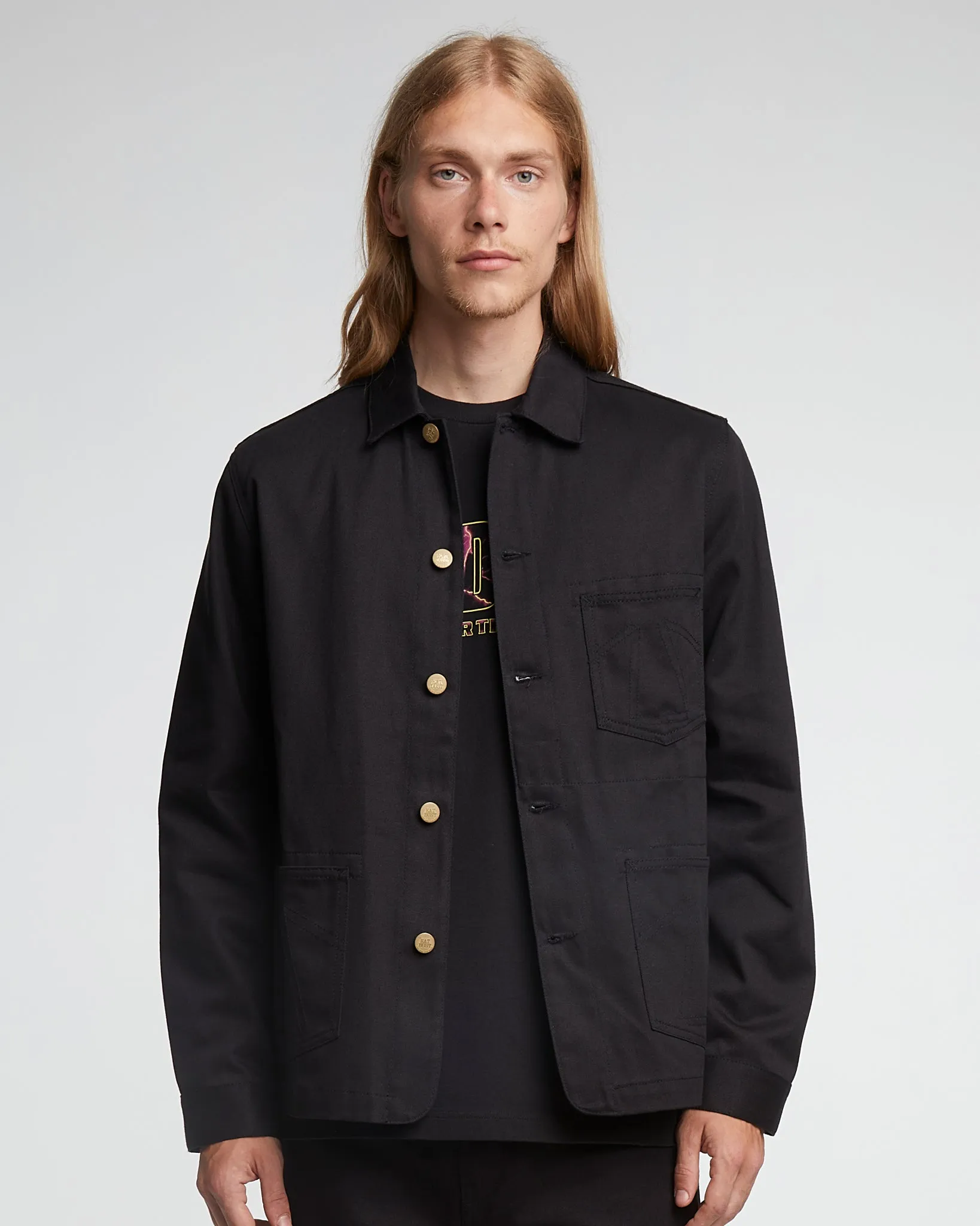 Chore Jacket Garage Cotton Black