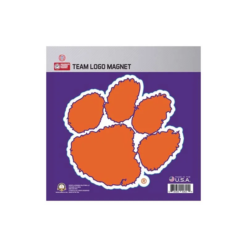 Clemson Large Team Logo Magnet