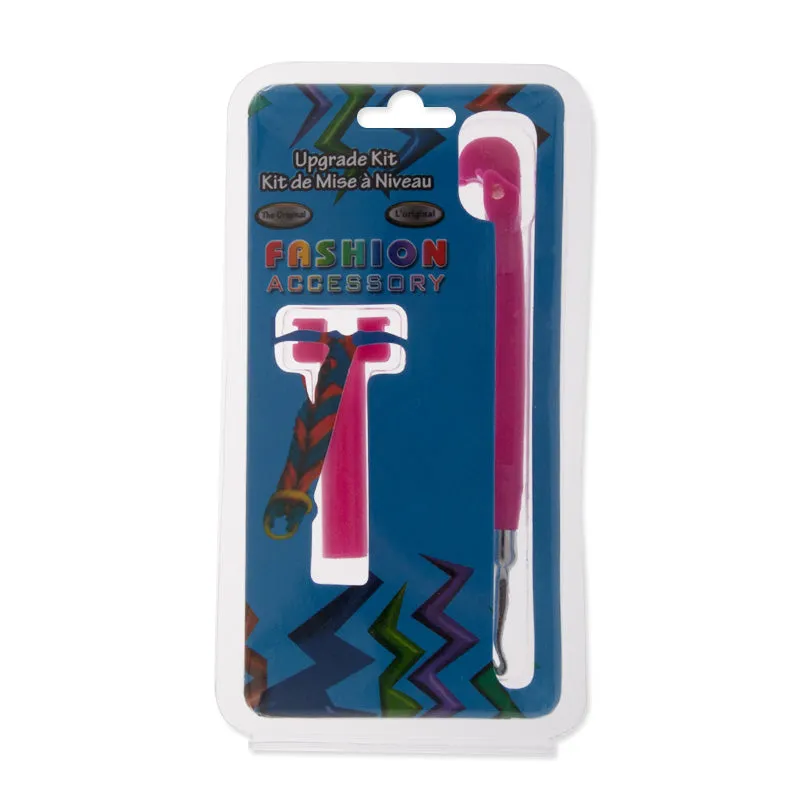 Crochet Hook,Loom Tail Upgrade Kit - Metal Hook - Pink