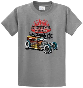 Customs Garage Printed Tee Shirt