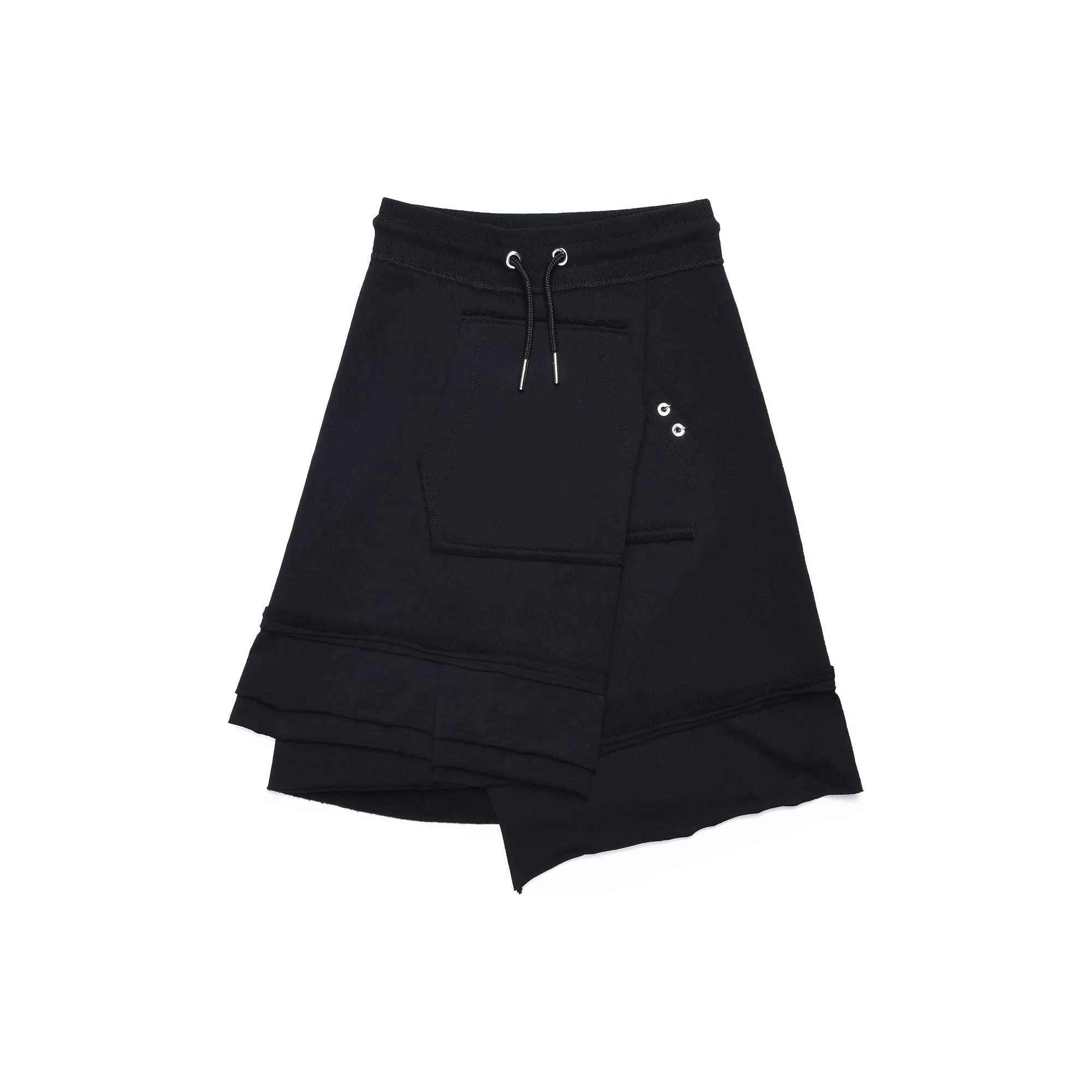 Diesel Girls Black Skirt with Eyelet Design