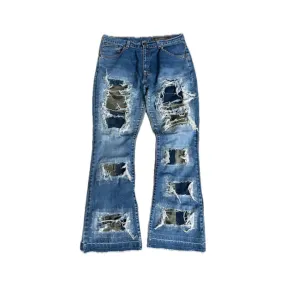 Distressed Denim Blue/Camo