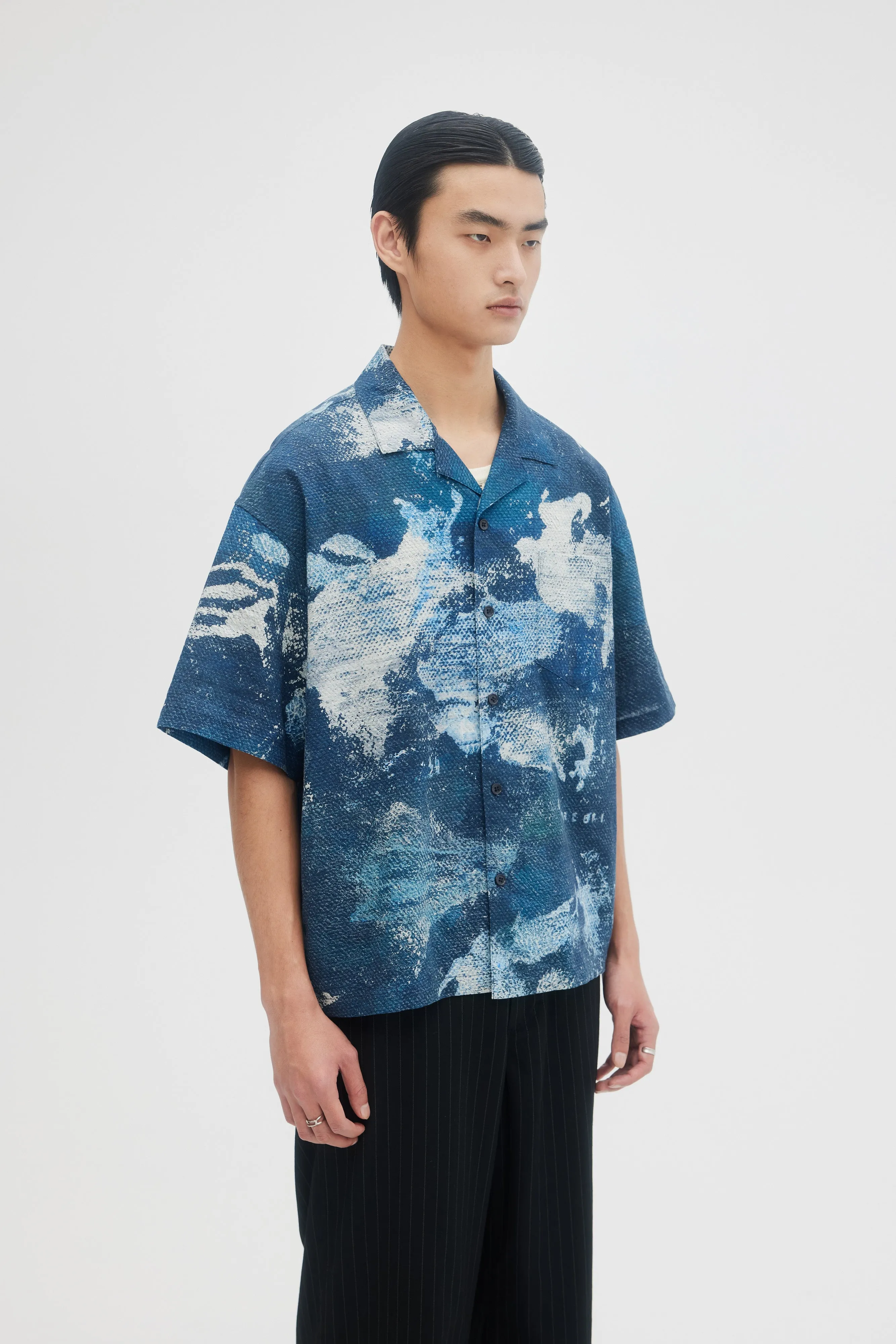 DOMREBEL The Deep Shirt - Blue