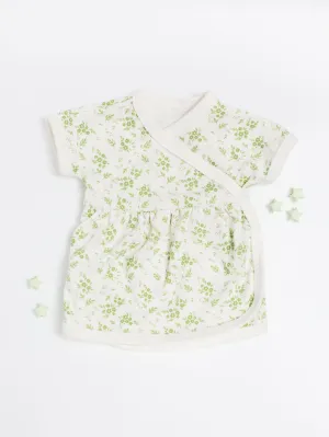 Dress, Apple Floral, Premium 100% Organic Cotton