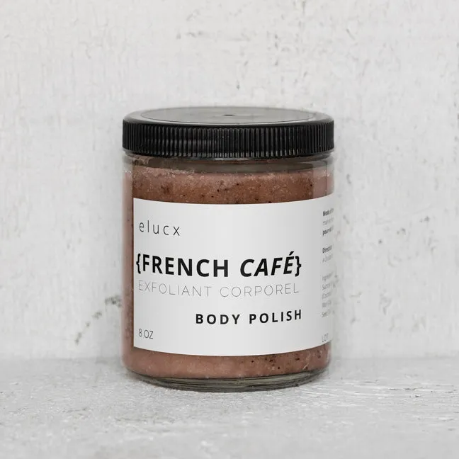 FRENCH CAF gift set (salt bath   body polish)