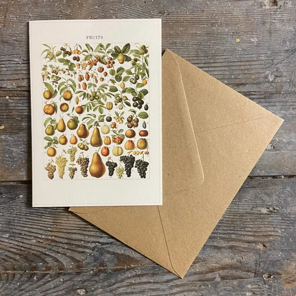 Fruits - Greeting card