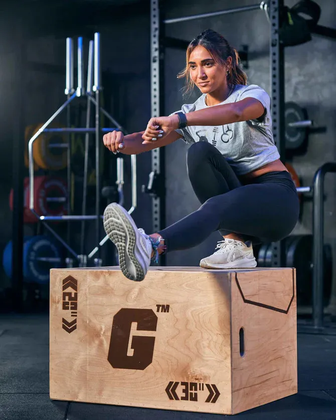 Garage Gear Fitness Gym Crossfit 3 In 1 Wood Plyo Jumping Box [WS]