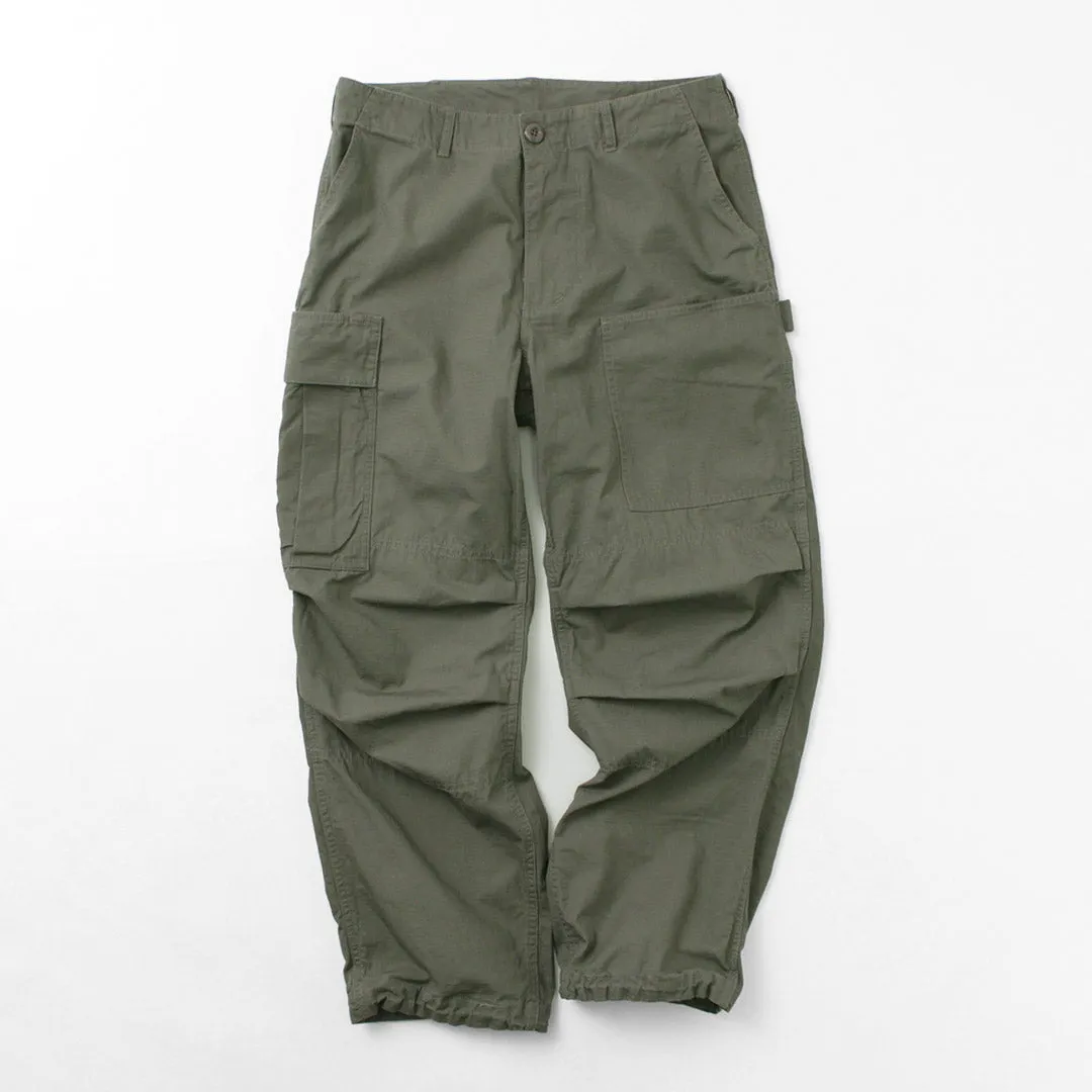 GARAGE GREEN WORKS / Gardener Cotton Ripstop Cargo Pants