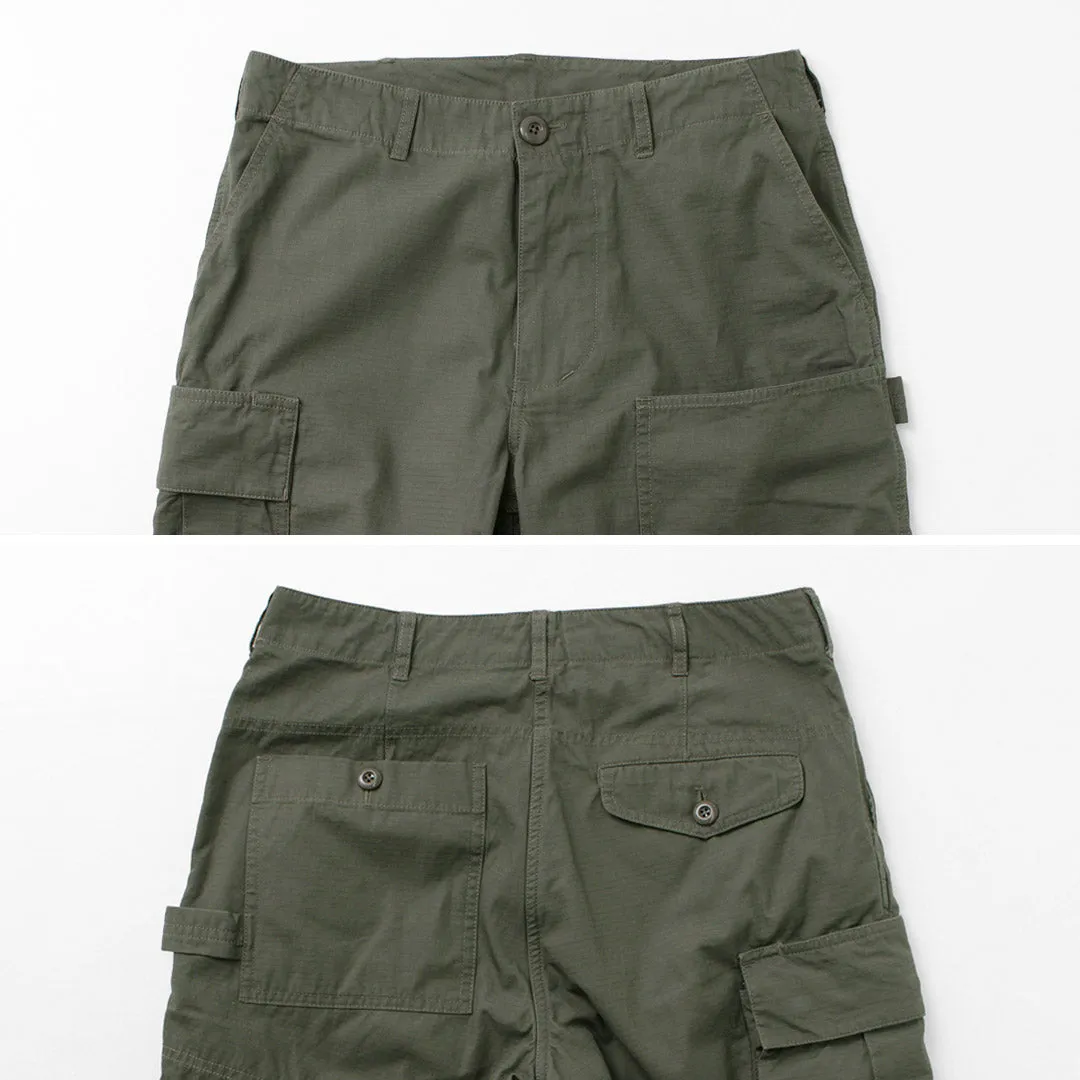 GARAGE GREEN WORKS / Gardener Cotton Ripstop Cargo Pants