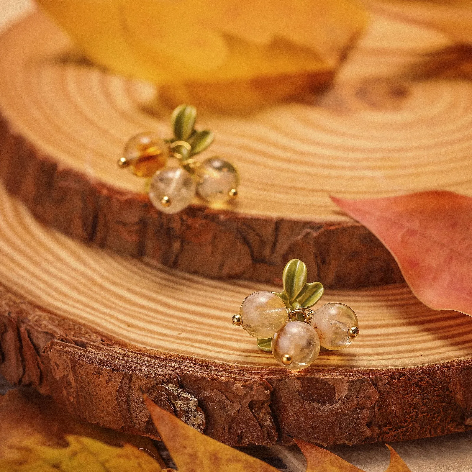 Gooseberry Stud Earrings