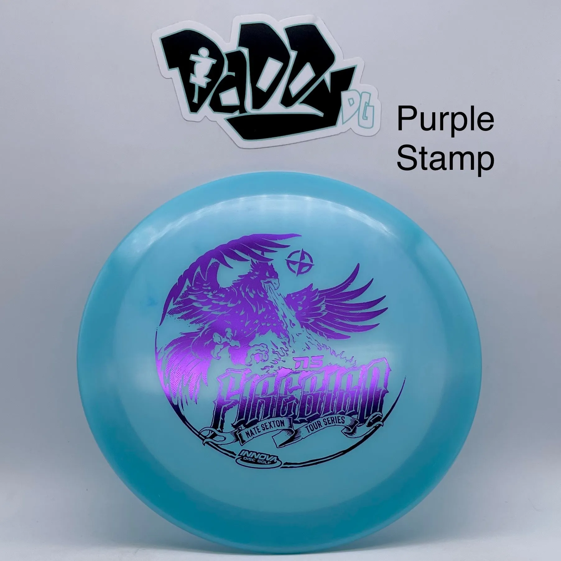 Innova Firebird Champion Color Glow with Nate Sexton 2022 Tour Series Stamp