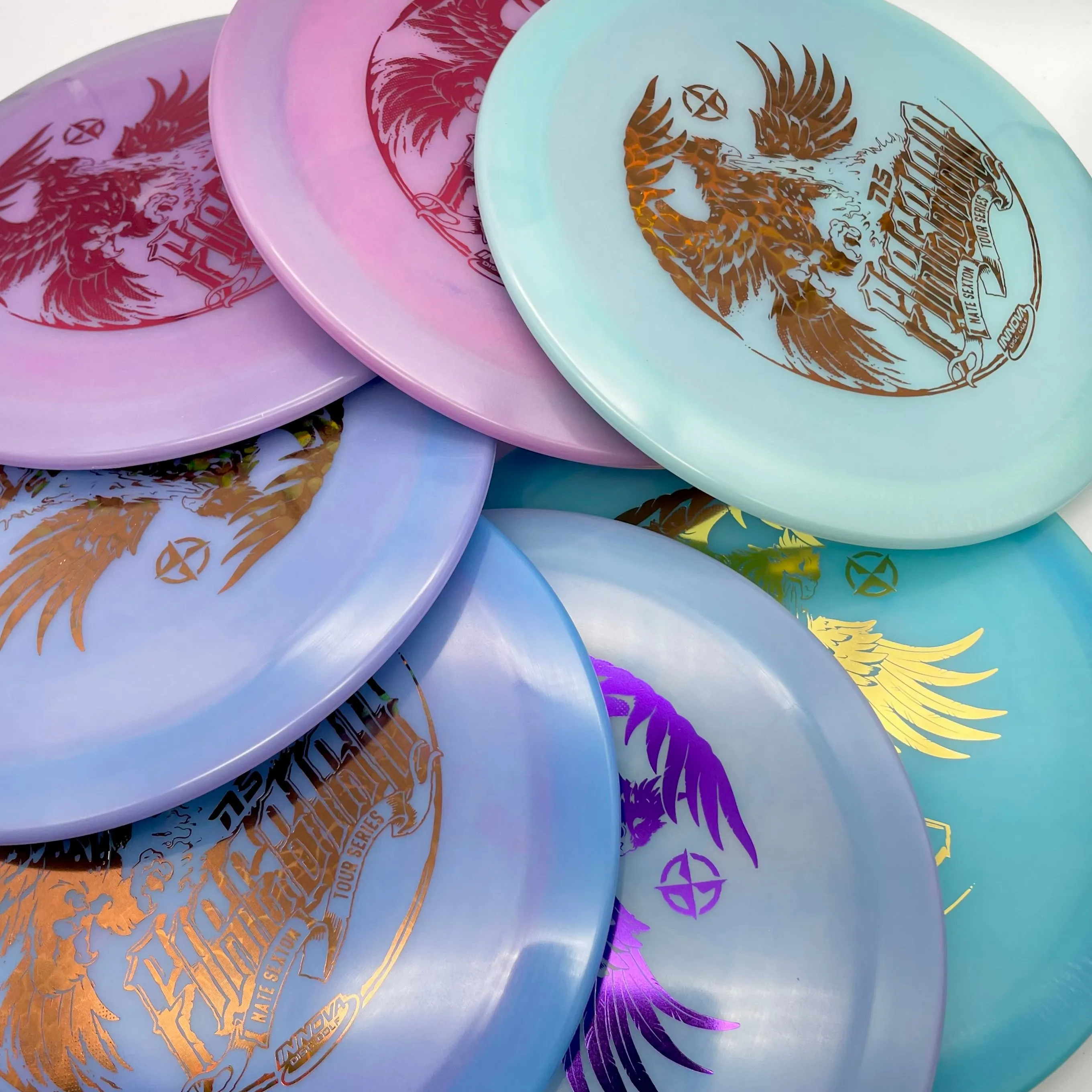 Innova Firebird Champion Color Glow with Nate Sexton 2022 Tour Series Stamp