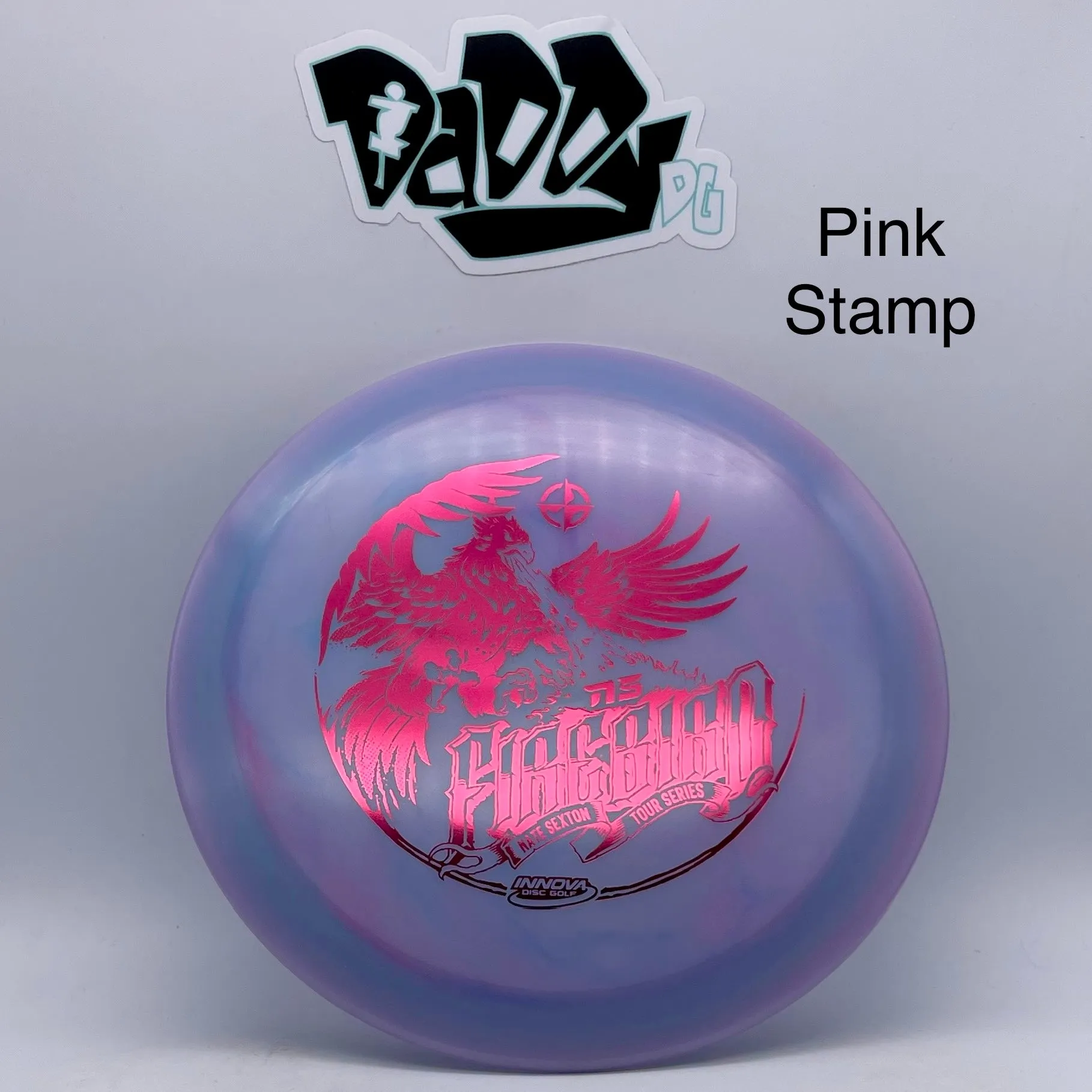 Innova Firebird Champion Color Glow with Nate Sexton 2022 Tour Series Stamp