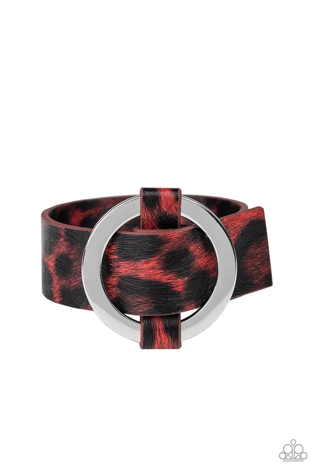 Jungle Cat Couture Red Urban Bracelet