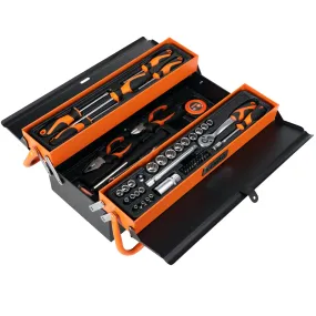 Kendo 3 Tray Cantilever Tool Chest Set Metal Storage 70 Pieces