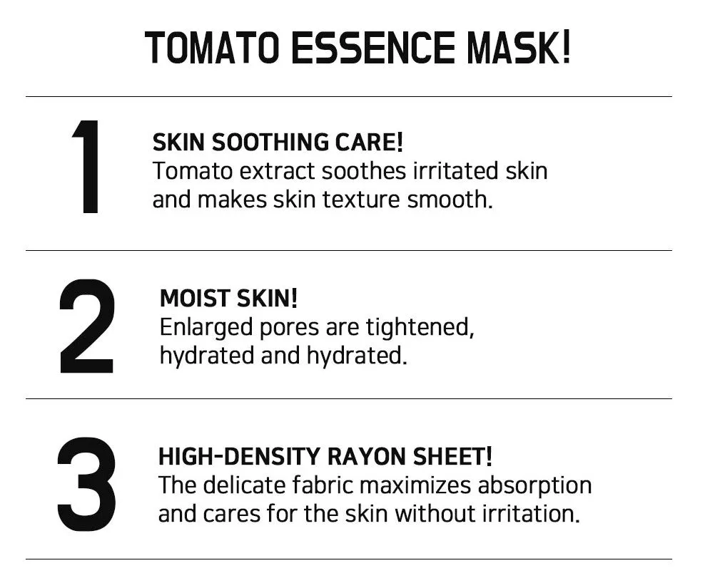 LEBELAGE Fruit Tomato Essence Masks 10 Sheets