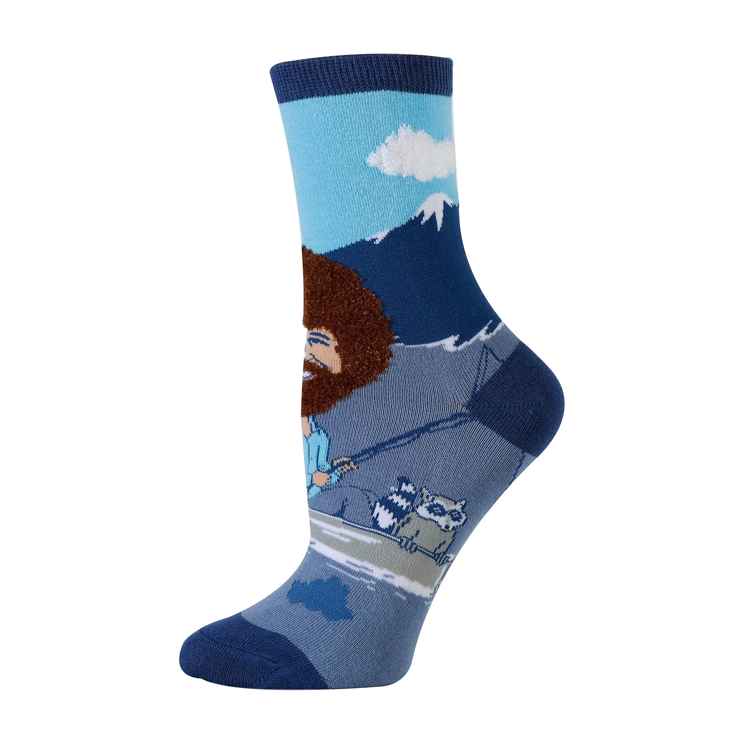 Let's Sail Bob Ross Socks