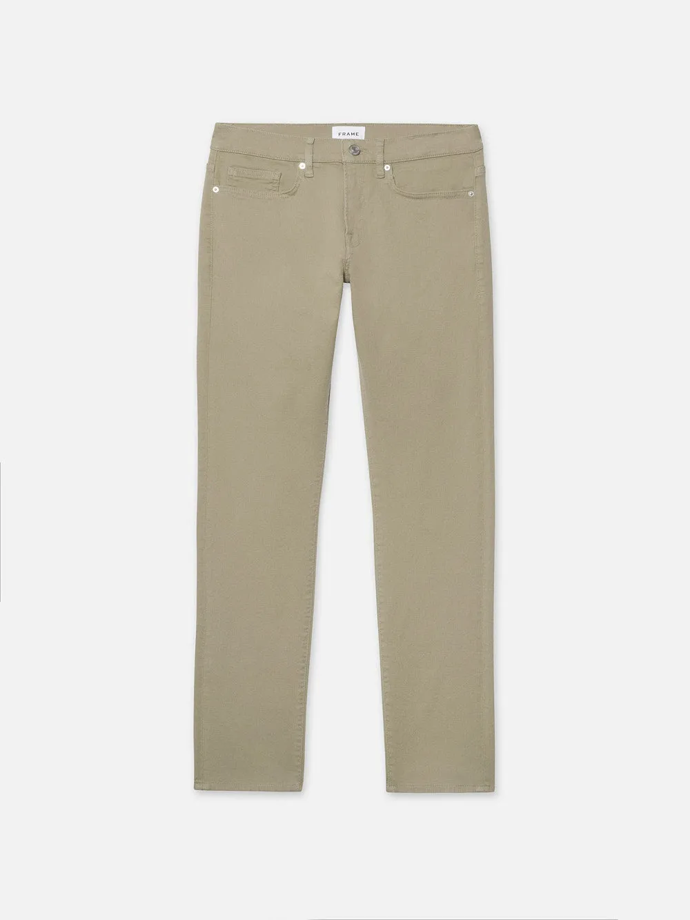 L'Homme Slim Twill -- Garage Dry Sage