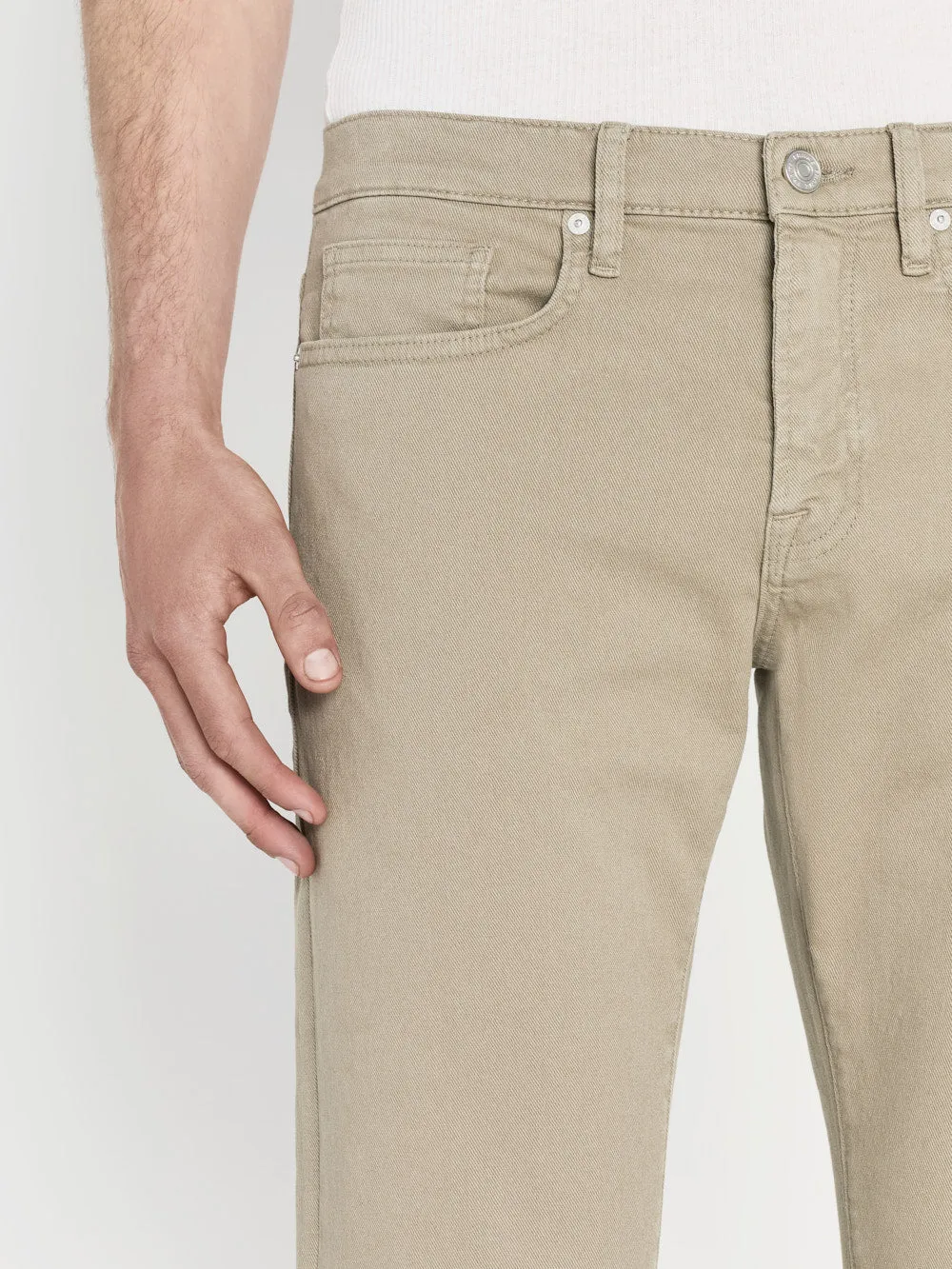 L'Homme Slim Twill -- Garage Dry Sage