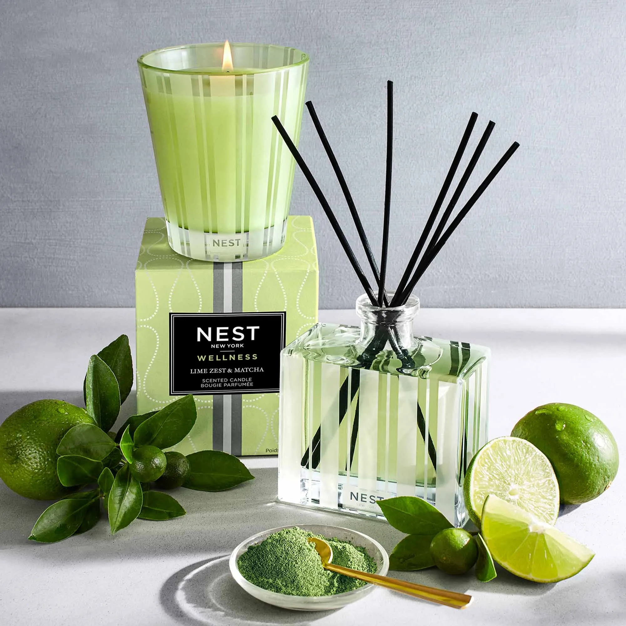 Lime Zest & Matcha Classic Candle